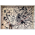 Homage to Jackson Pollock 'Pollock in Aktion'